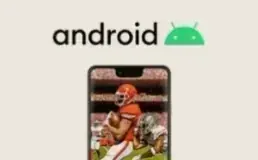 Android phone with a live channel playing